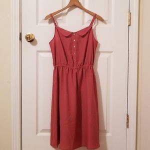 Kardashian Kollection coral dress fit flare NWT